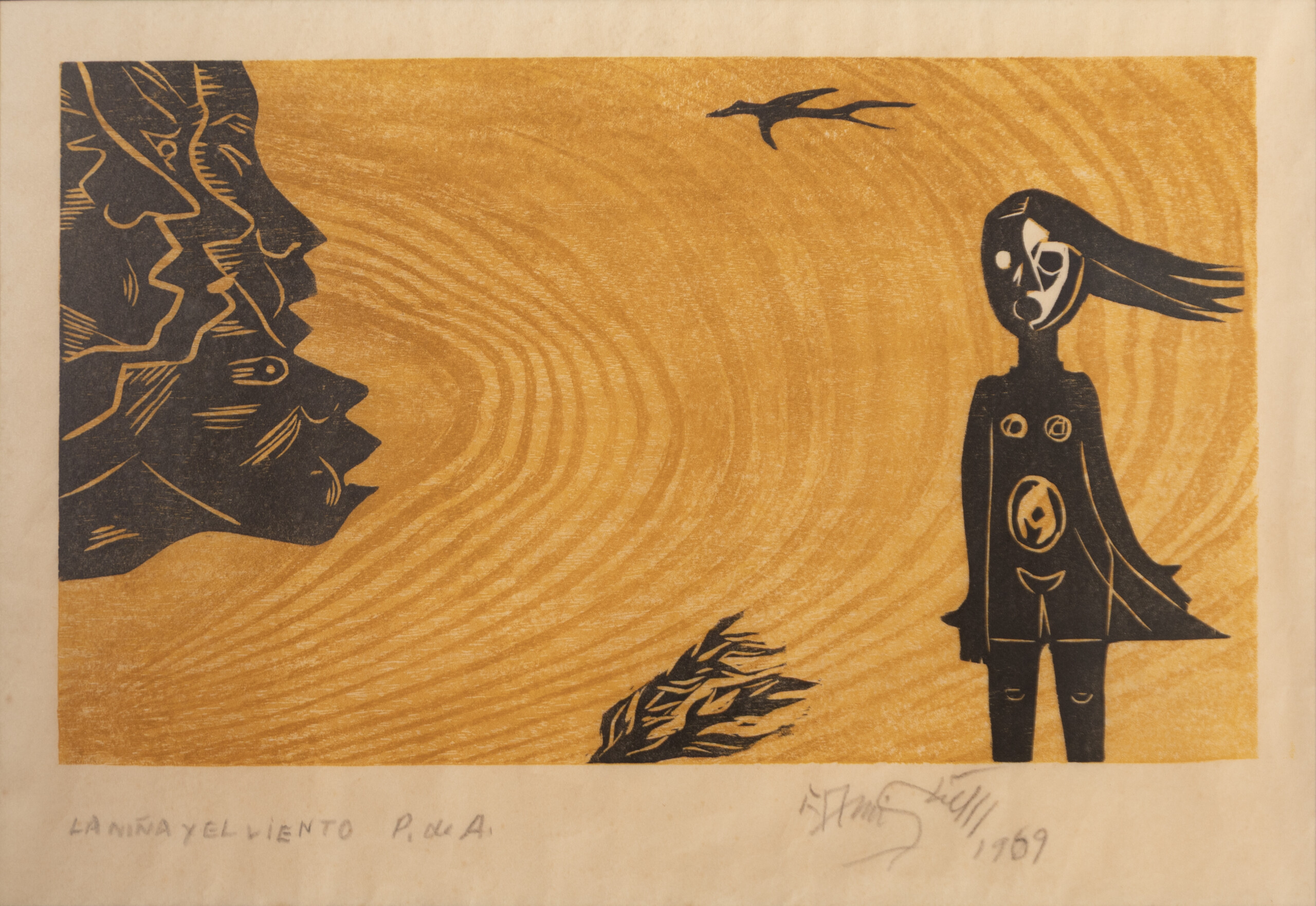 La Niña y el Viento